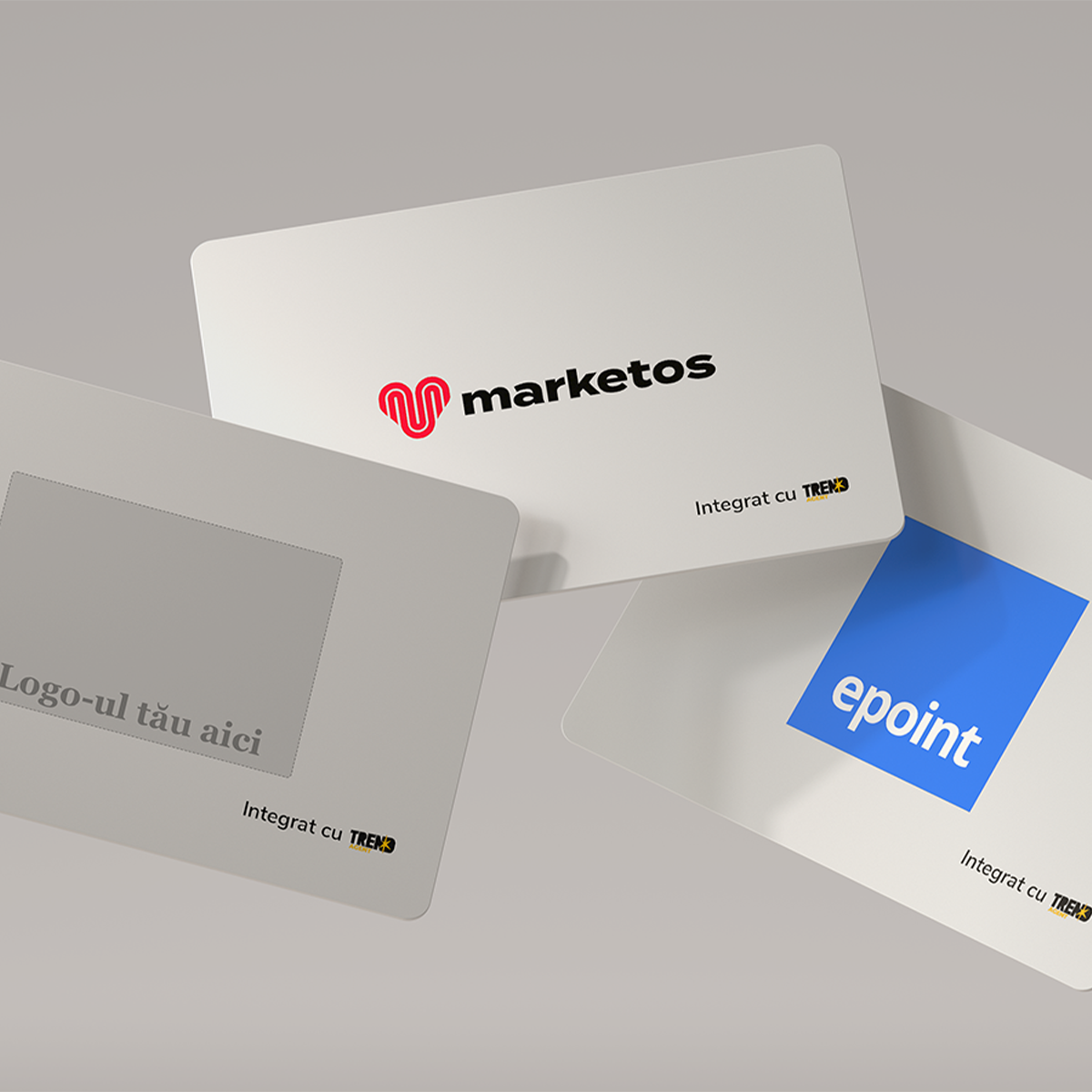 Card Alb Personalizat TripAdvisor Review cu NFC și cod QR